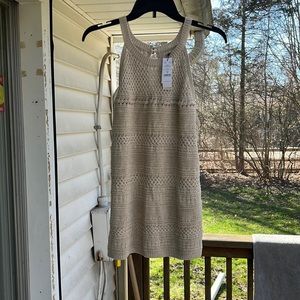 NWT White House black market crochet dress or can be a long top